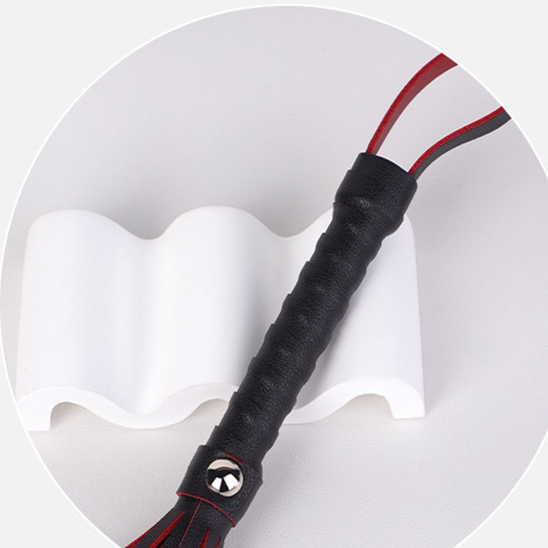 Black SM flirting suit Sex toys SM props macaron plush suit bondage training teasing handcuffs collar adult sex toys