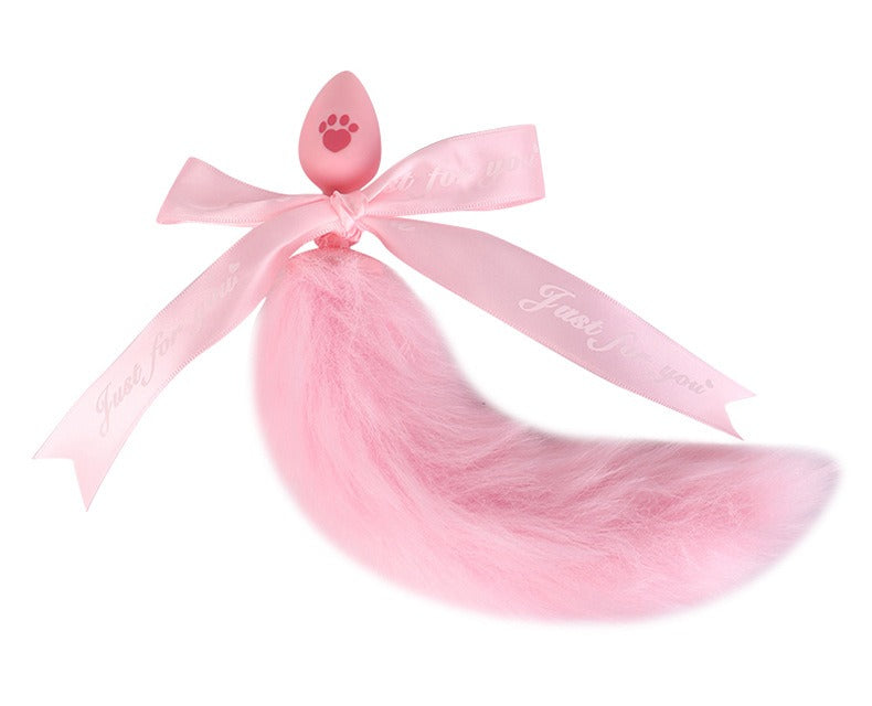 Sex toys props anal plug silicone cat claw butterfly tail chin anal props female toys adult products