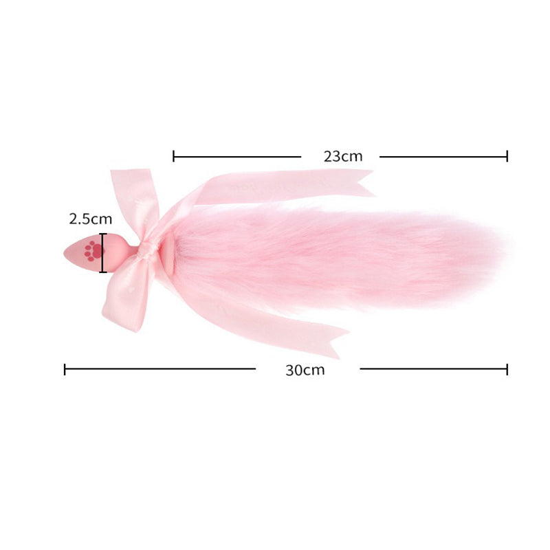 Sex toys props anal plug silicone cat claw butterfly tail chin anal props female toys adult products