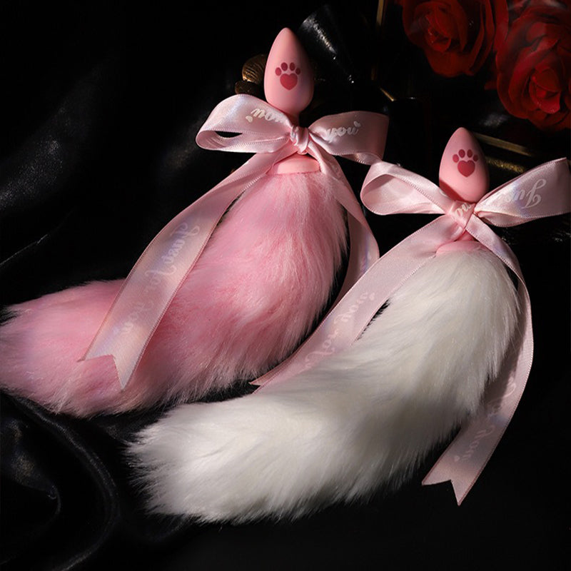 Sex toys props anal plug silicone cat claw butterfly tail chin anal props female toys adult products