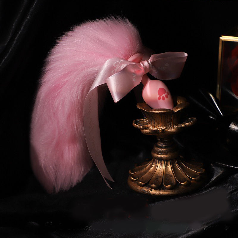 Sex toys props anal plug silicone cat claw butterfly tail chin anal props female toys adult products
