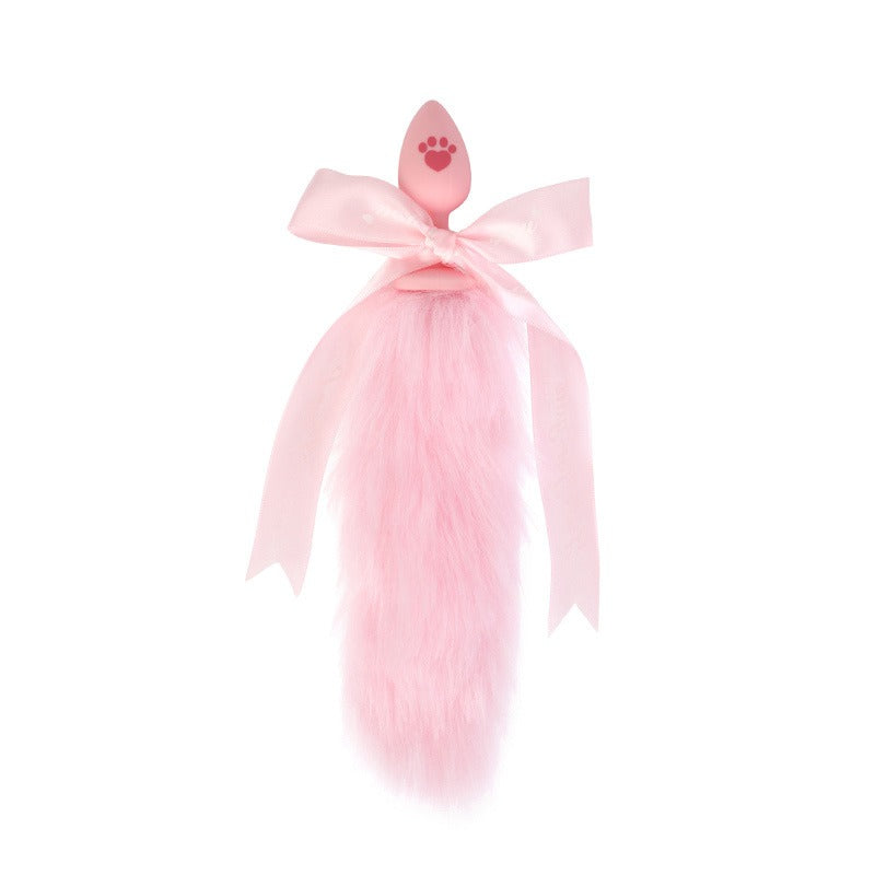Sex toys props anal plug silicone cat claw butterfly tail chin anal props female toys adult products