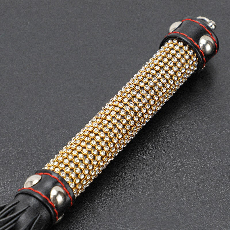 SM props full diamond tassel whip high-end multi-nail fun whip couple hotel toys