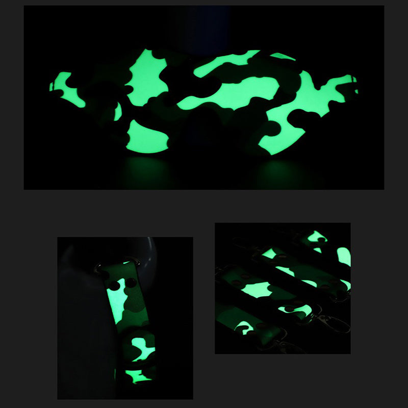SM sex toys luminous SM suit camouflage sex handcuffs training whip silicone mouth plug eye mask sex toys